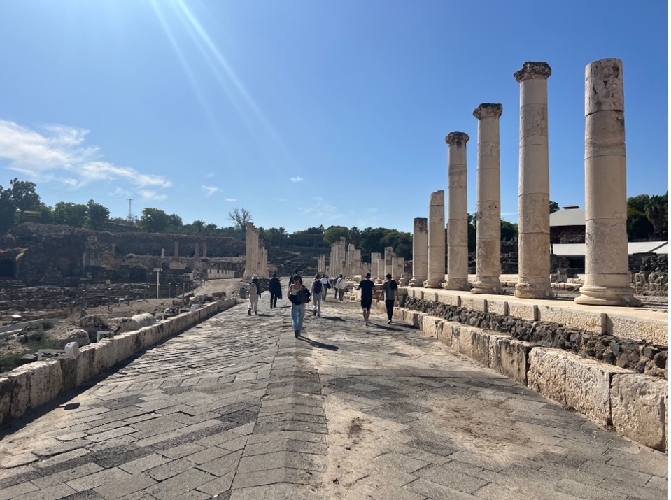 Fellows Visit Beit She'an and Gan HaShlosha